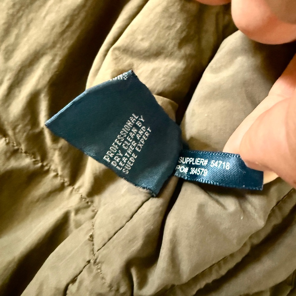 Polo Ralph Lauren Goose Down Green Jacket Coat Men’s M Medium Hood Hooded Zip - Picture 11 of 14